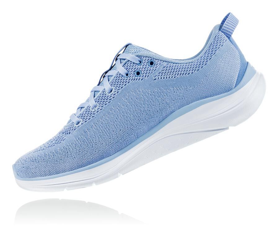 Hoka One One Løbesko Dame - Hupana Flow - Blå/Hvide - 396518HOR